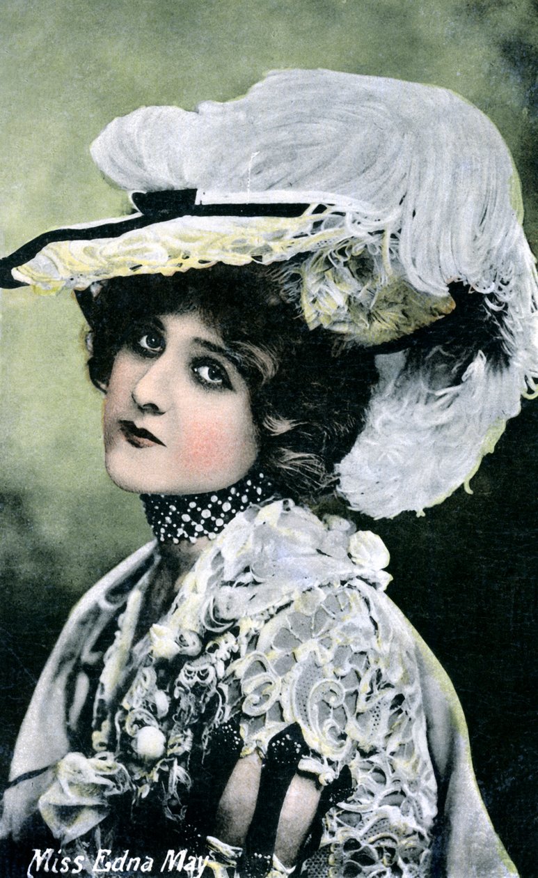 Edna May 1878-1948, amerikanische Sängerin und Schauspielerin, frühes 20. Jahrhundert von Unbekannt