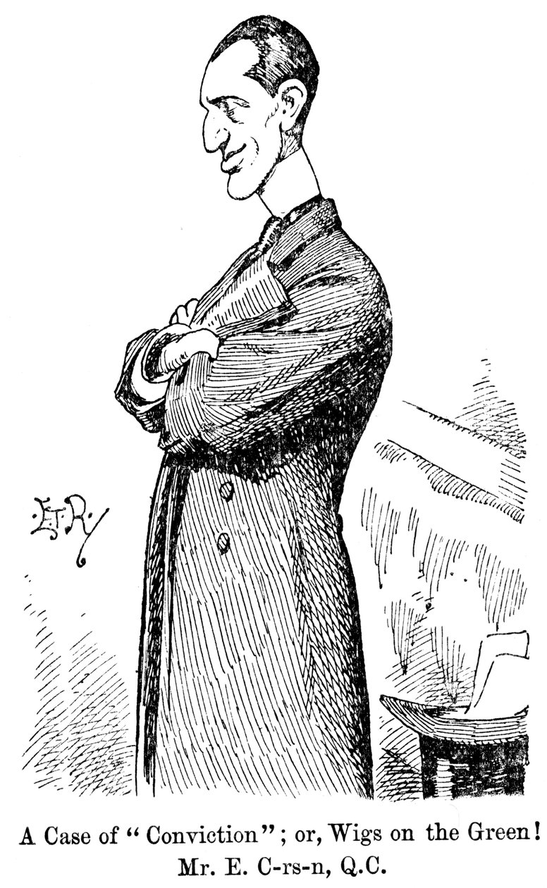 Edward Carson, irisch-britischer Politiker und Jurist, 1898 von Unbekannt