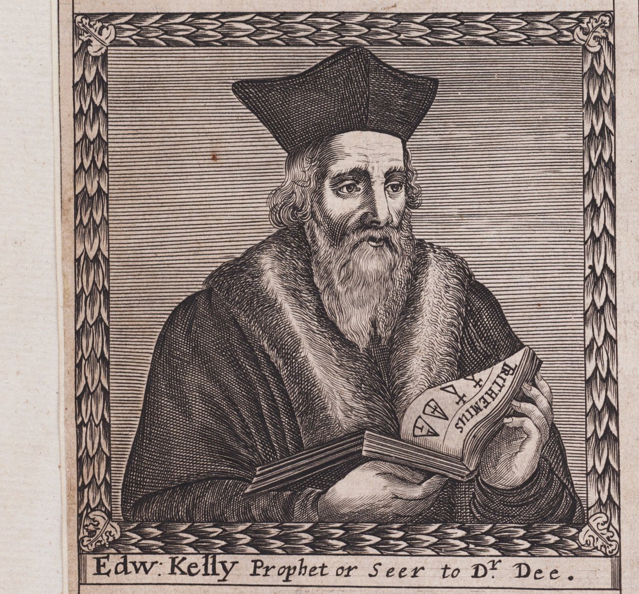 Edward Kelley aus: Die Ordnung der Inspirati, 1659 von Unbekannt