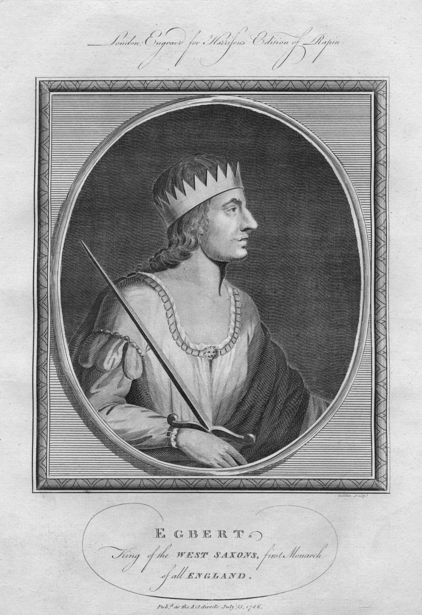 Egbert, König von Wessex, 1786 von Unbekannt