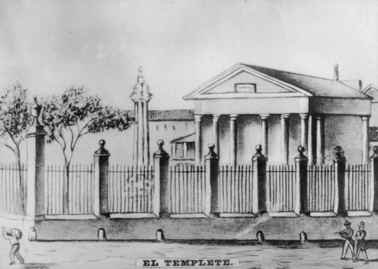 El Templete, Plaza de Armas, Havanna, Kuba, ca. 1910 von Unbekannt