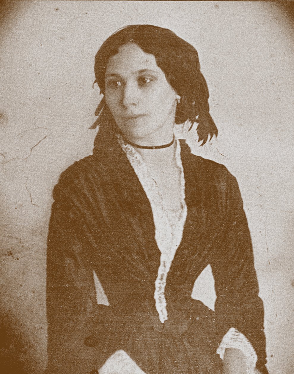 Elena Alexandrovna Denisyeva 1826-1864, ca. 1860 von Unbekannt