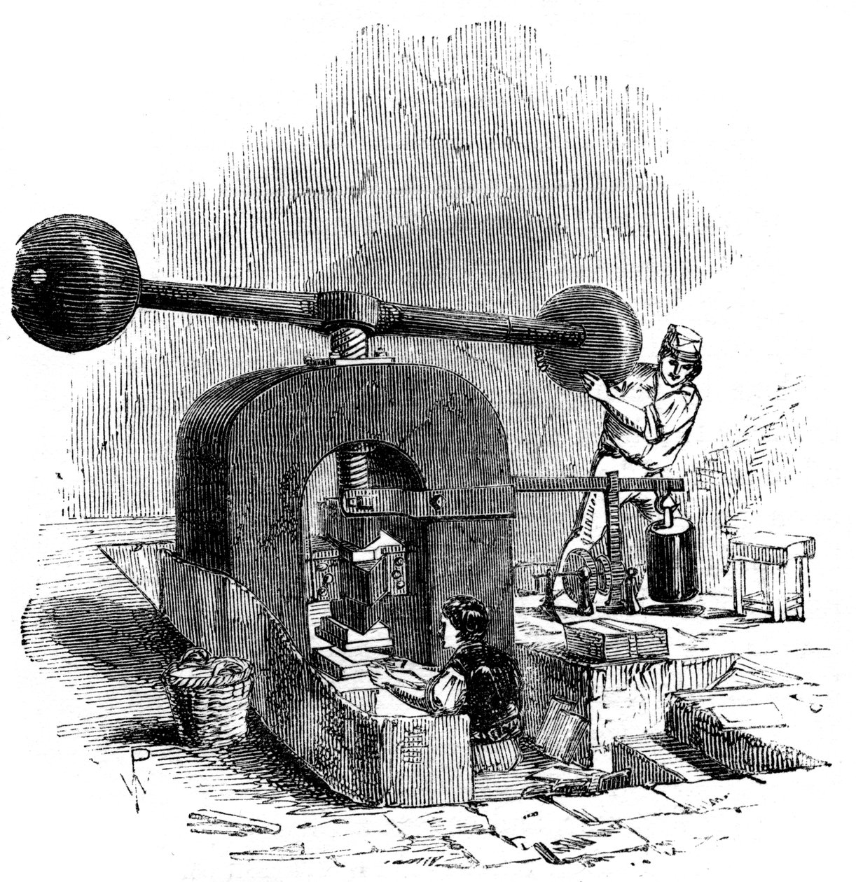 Prägemaschine, 1886 von Unbekannt