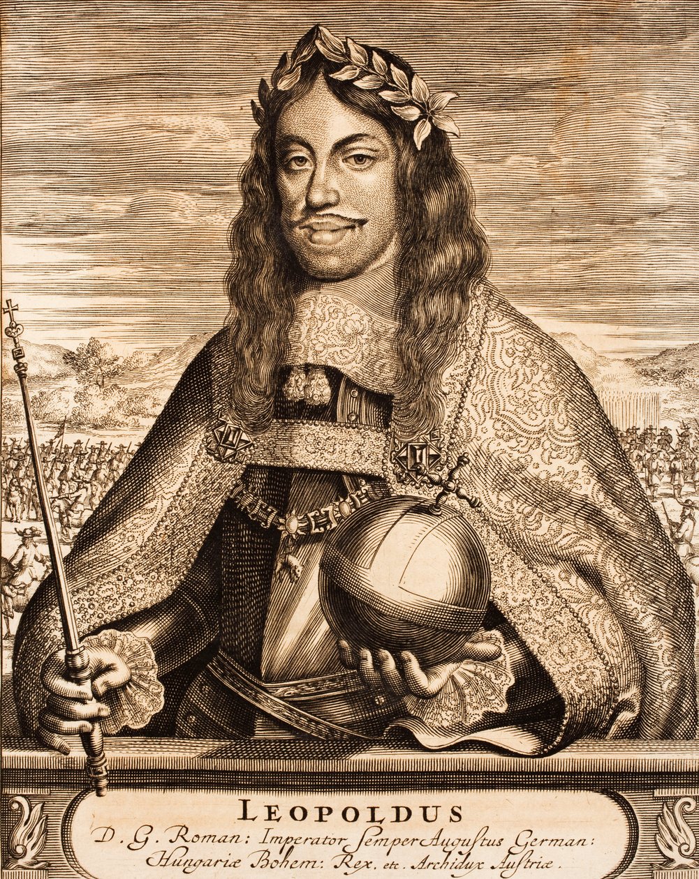 Kaiser Leopold I. 1640-1705 Aus: Schauplatz des Krieges, 1675 von Unbekannt
