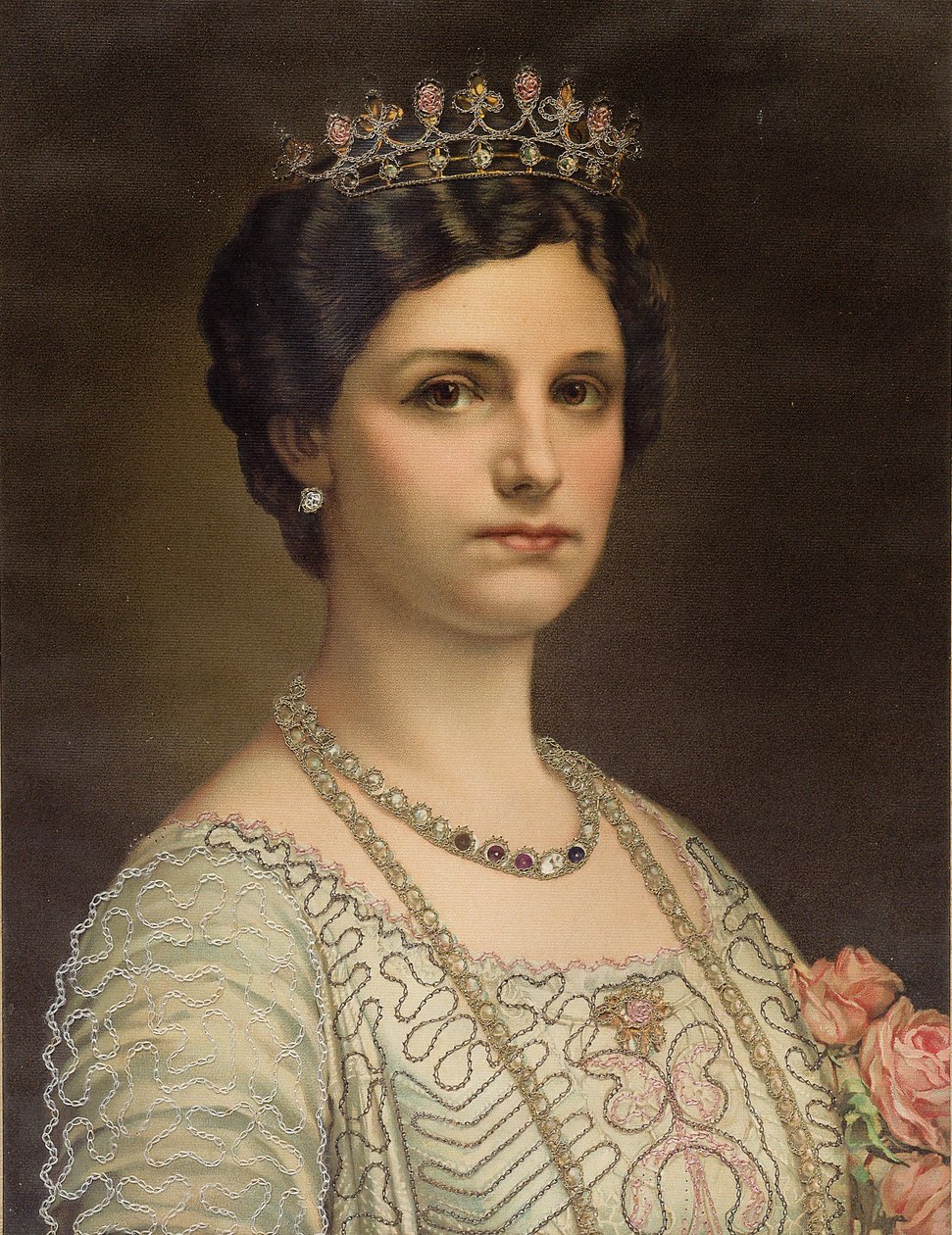 Kaiserin Zita von Österreich 1892-1989, Königin von Ungarn, um 1917 von Unbekannt