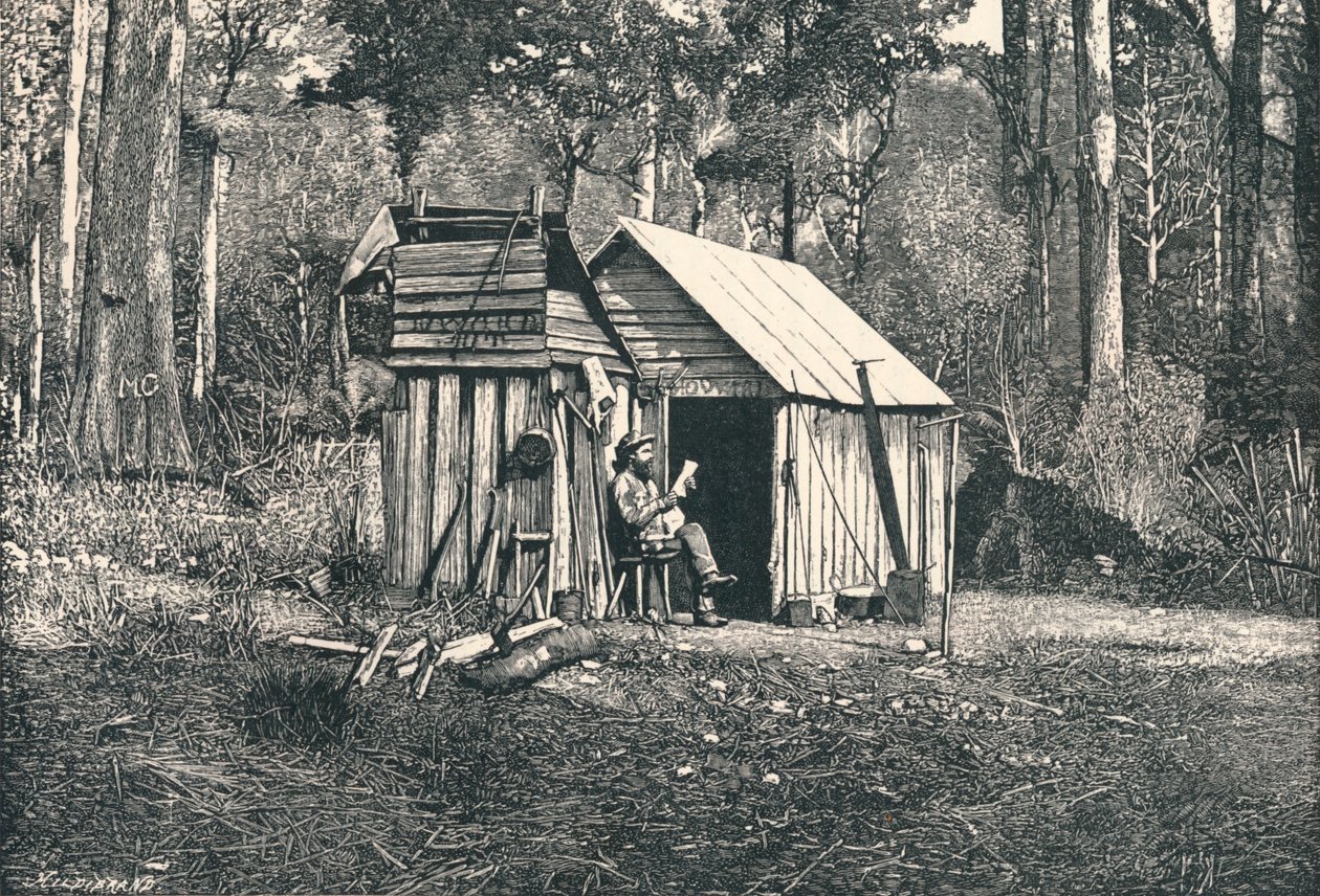 Lager australischer Squatter, 1896 von Unbekannt