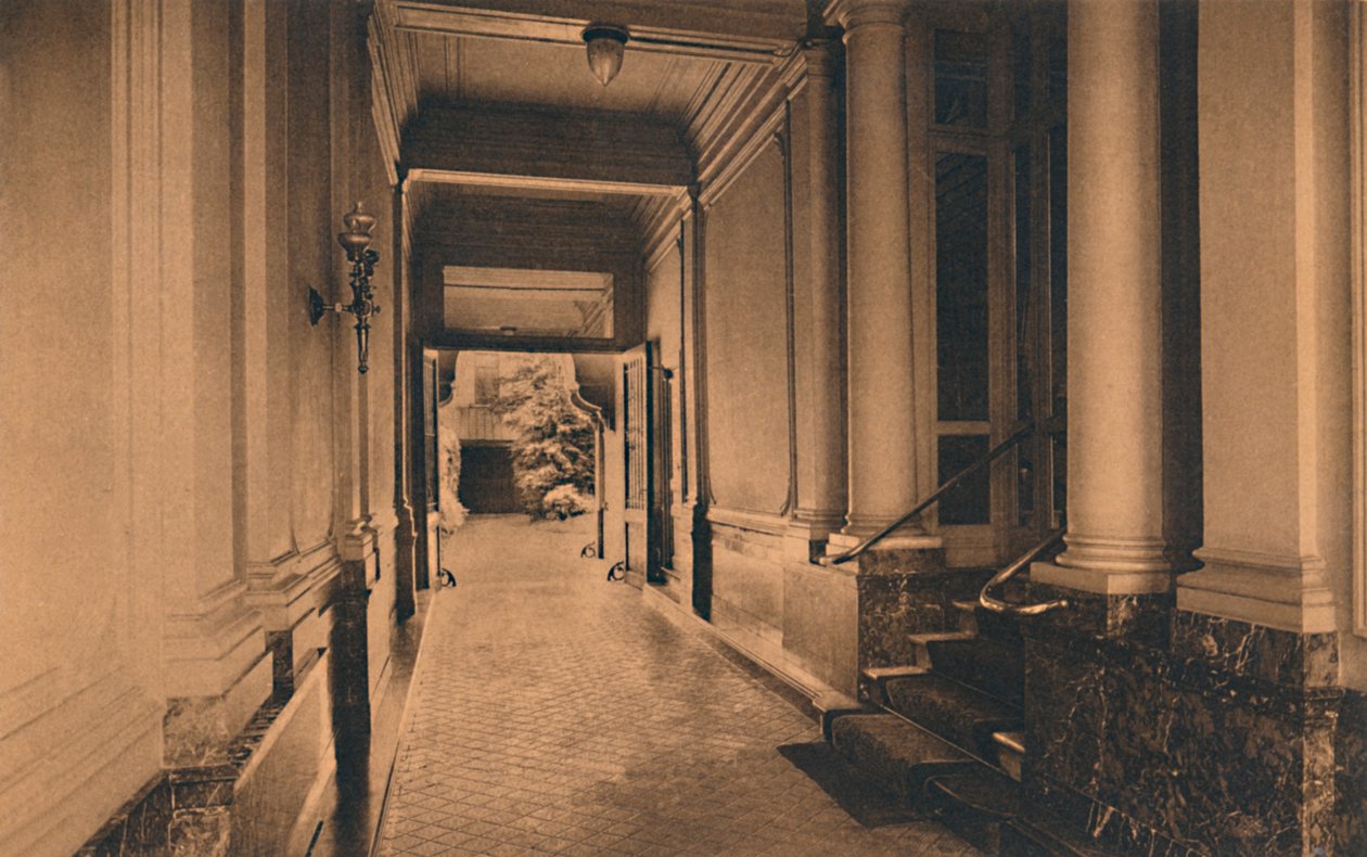 Eingang zur kubanischen Botschaft in Brüssel, Belgien, 1927 von Unbekannt