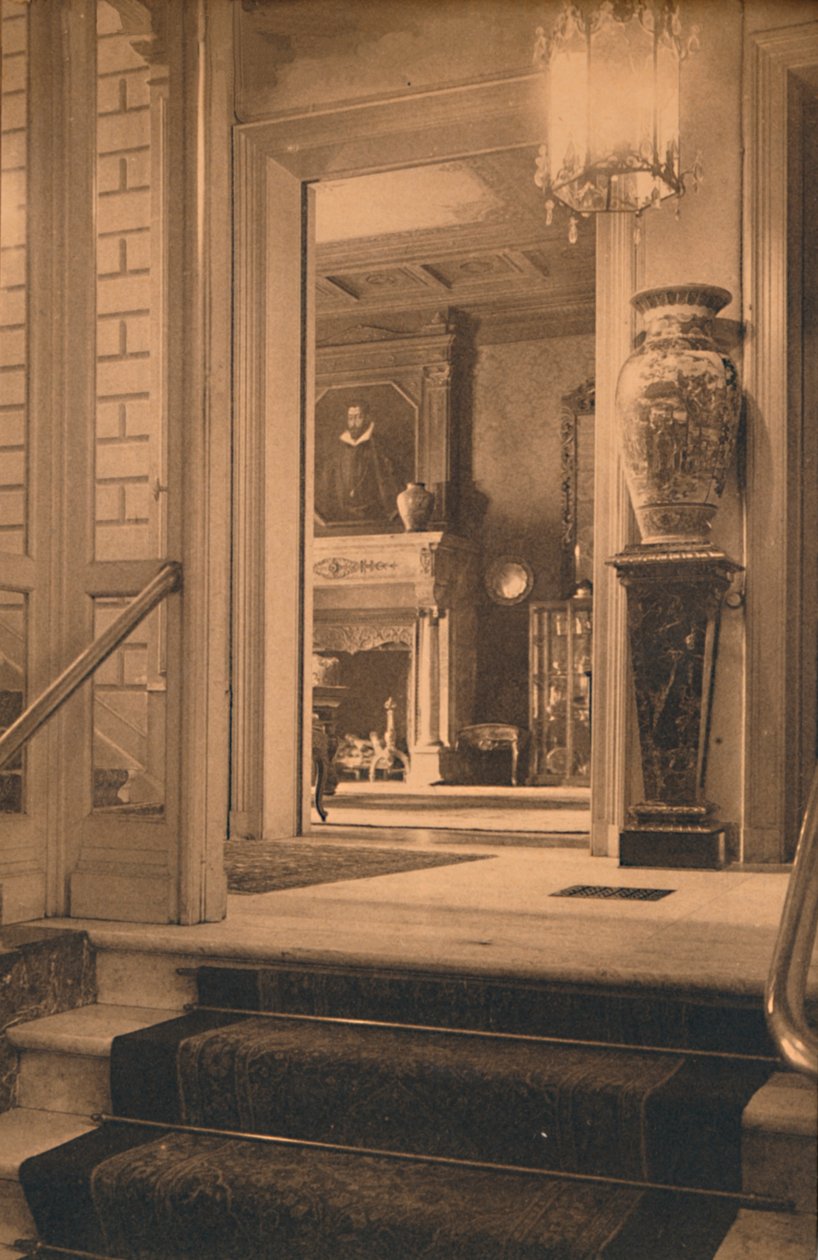 Eingang zur Lobby der kubanischen Botschaft in Brüssel, Belgien, 1927 von Unbekannt