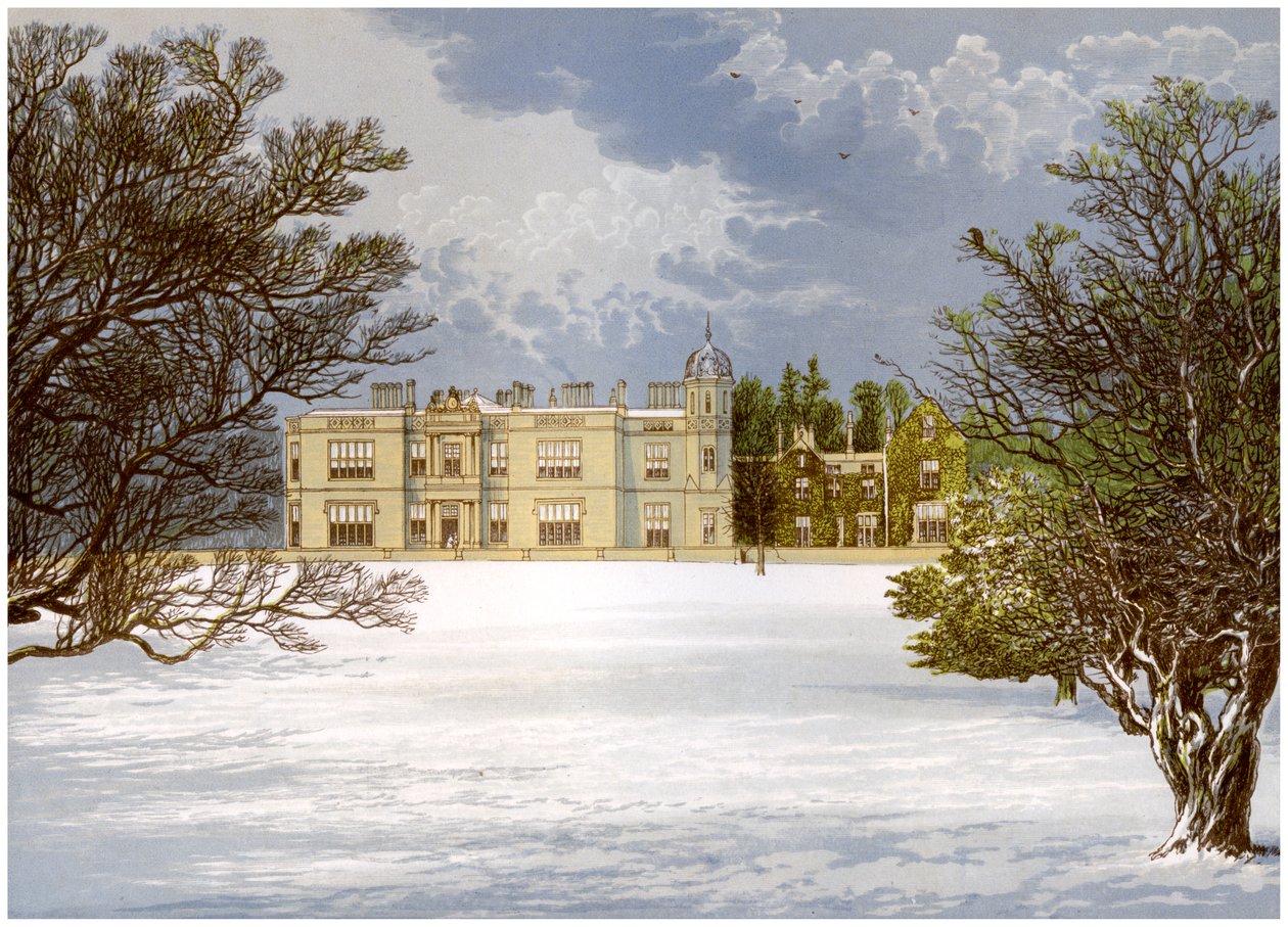 Eshton Hall, Yorkshire, Heimat von Baronet Wilson, ca. 1880 von Unbekannt
