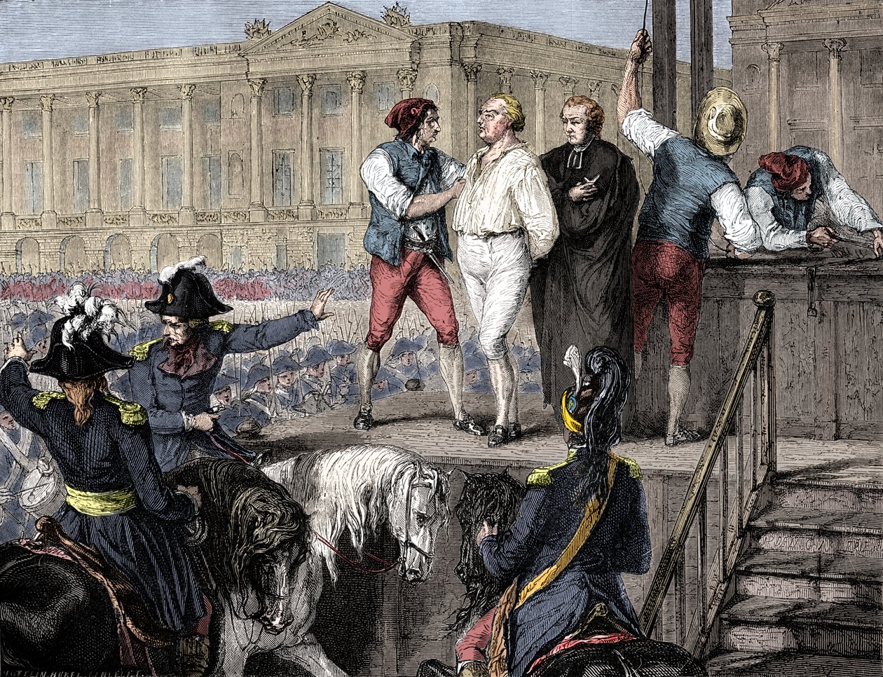 Hinrichtung von Ludwig XVI. von Frankreich, Paris, 21. Januar 1793, 1882-1884 von Unbekannt