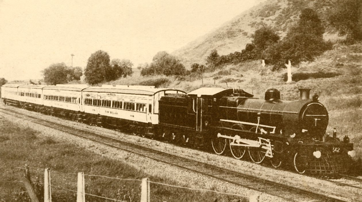 Expresszug, Bombay, Baroda und Central India Railway von Unbekannt