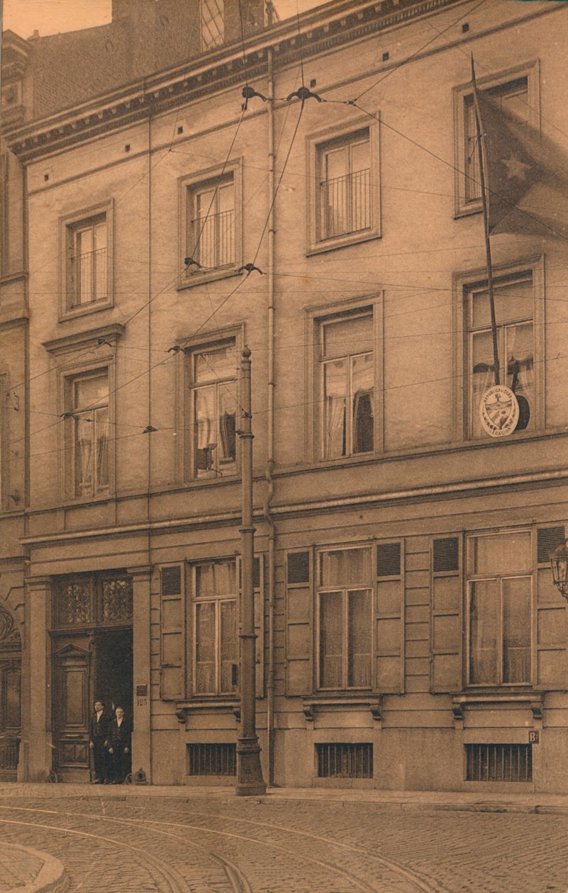 Außenansicht der kubanischen Botschaft in Brüssel, Belgien von Unbekannt