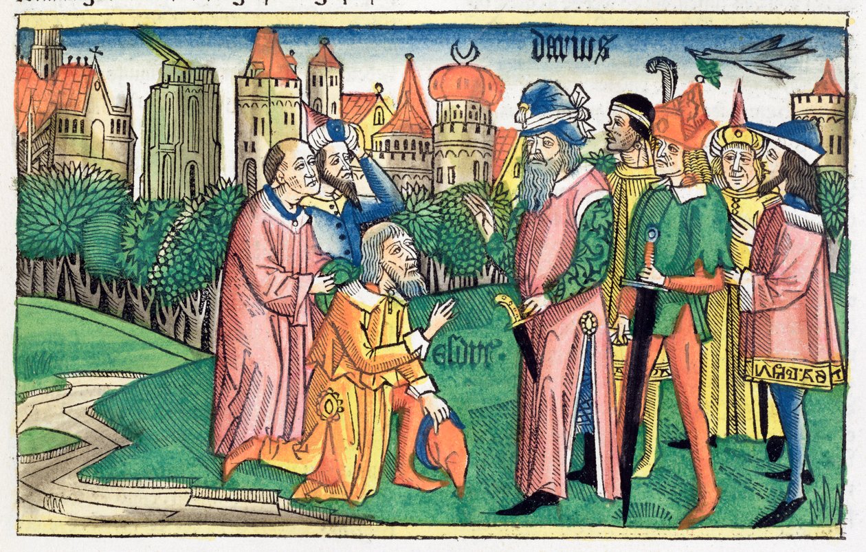 Esra 6:16: der Tempel von Jerusalem wird von König Darius eingeweiht von Unbekannt