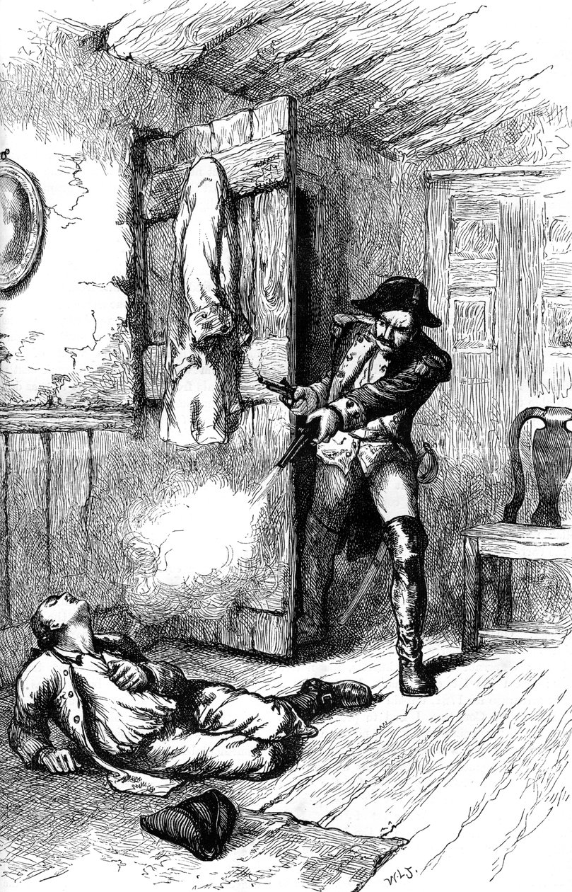 Fannins Gräueltat: Mord an einem amerikanischen Pflanzer, spätes 18. Jahrhundert von Unbekannt