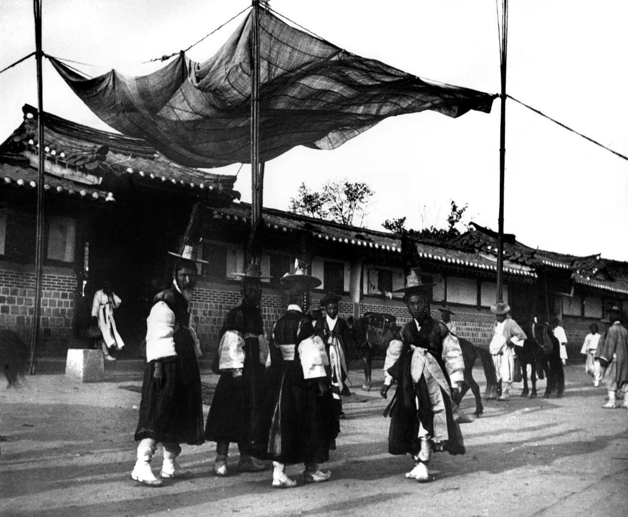 Fest zu Ehren des Kaisers von Japan, Korea, 1900 von Unbekannt