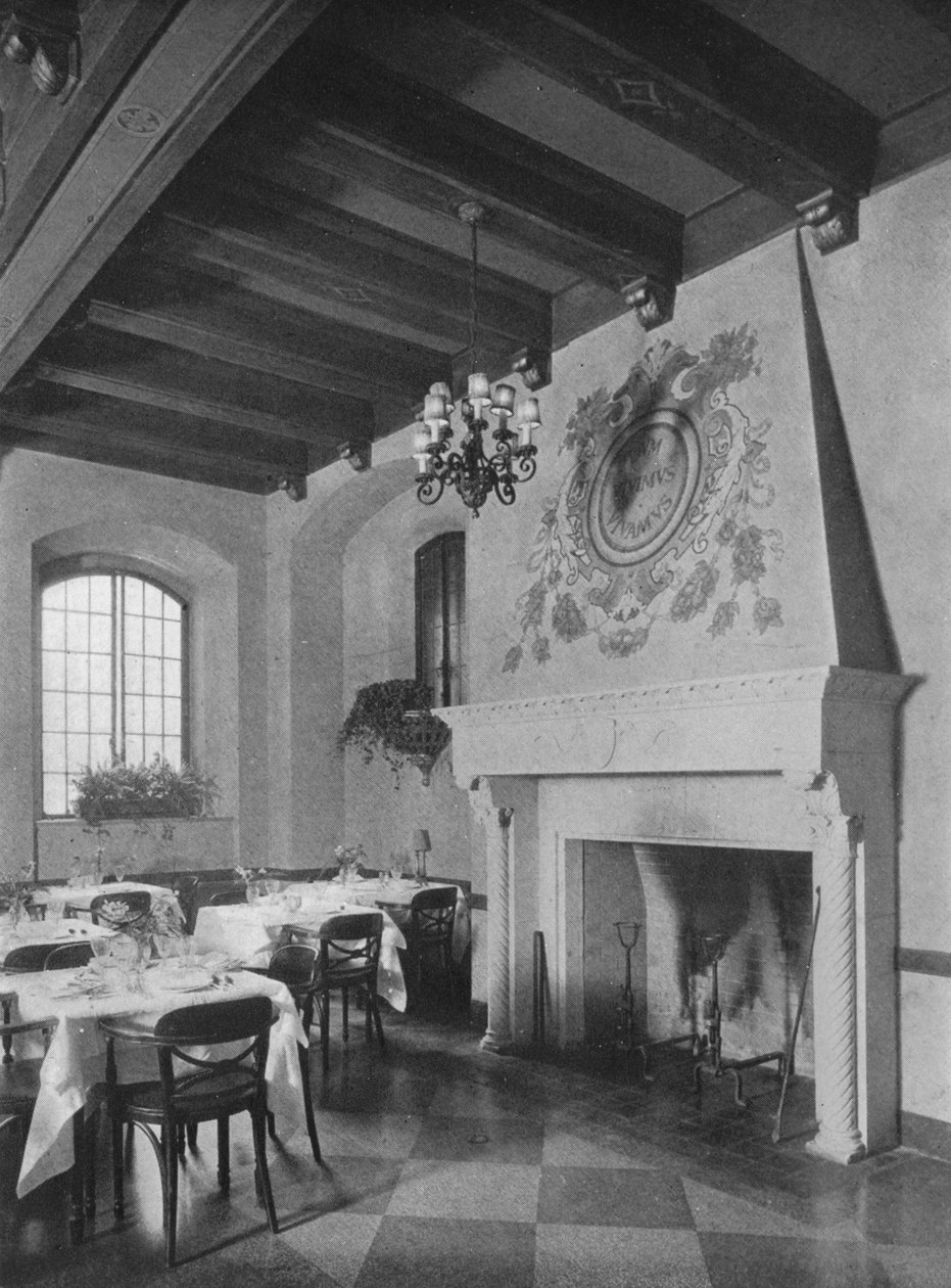 Kamin im südöstlichen Speisesaal, das Fraternity Clubs Gebäude, New York City, 1924 von Unbekannt