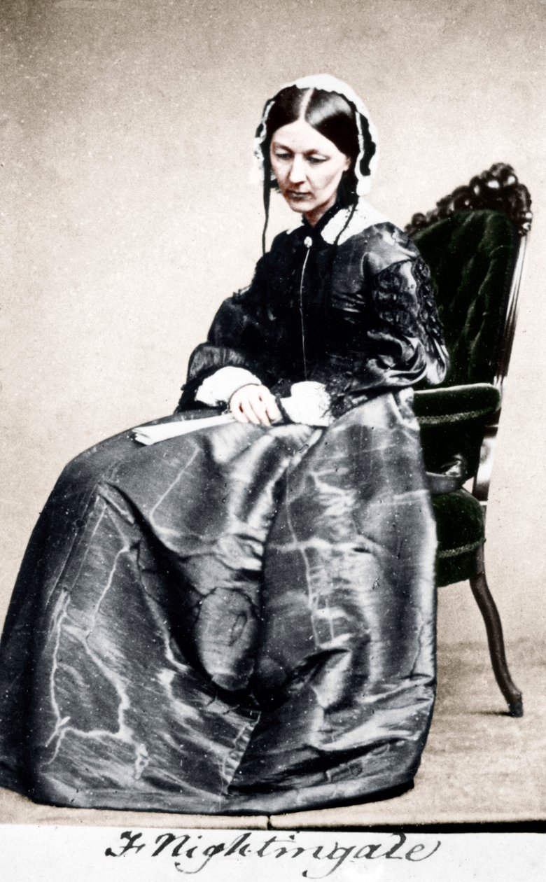 Florence Nightingale, englische Krankenschwester und Krankenhausreformerin, 1854 von Unbekannt