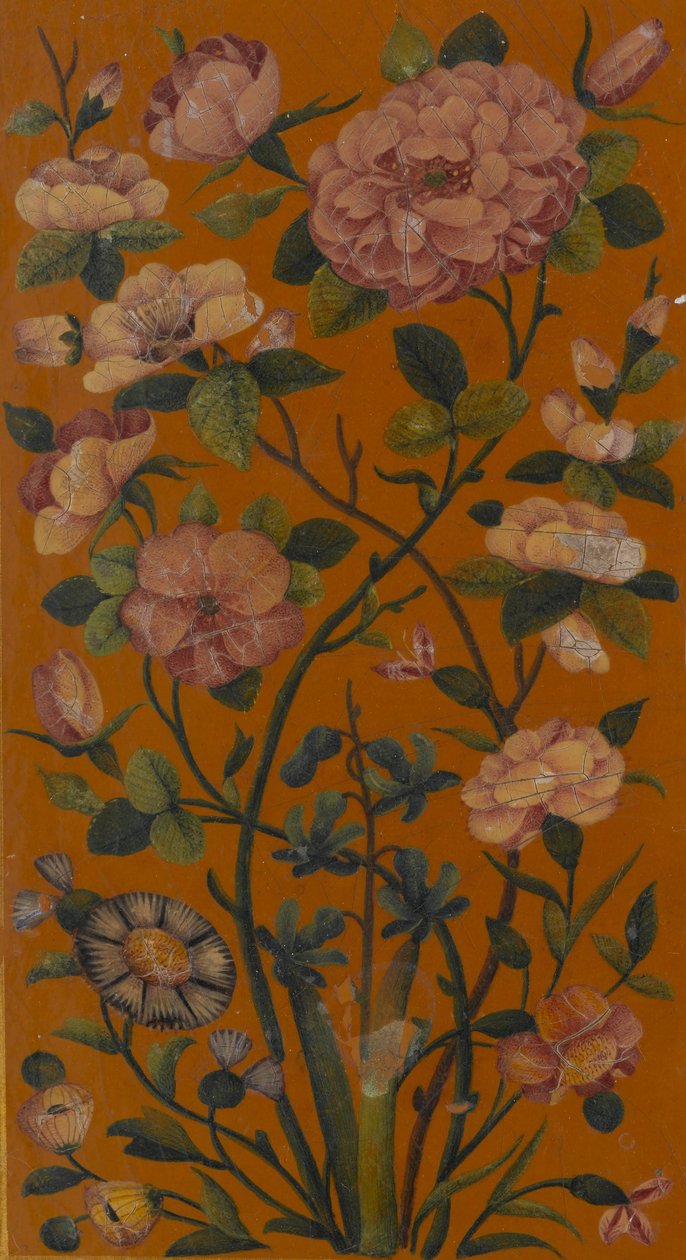 Blumendetail, Arabisches Gebetbuch von Unbekannt