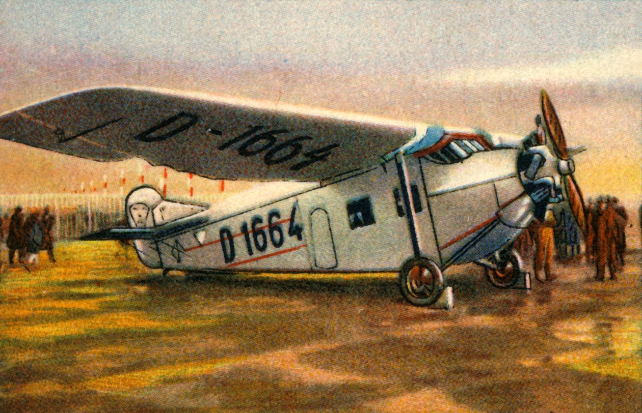 Focke-Wulf A28 Habicht Flugzeug, 1920er, 1932 von Unbekannt