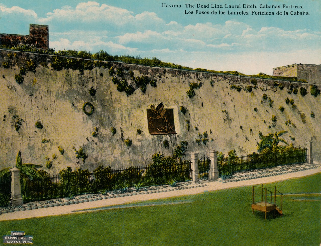 Foso de los Laureles und La Cabana Festung, Havanna, Kuba, um 1920 von Unbekannt