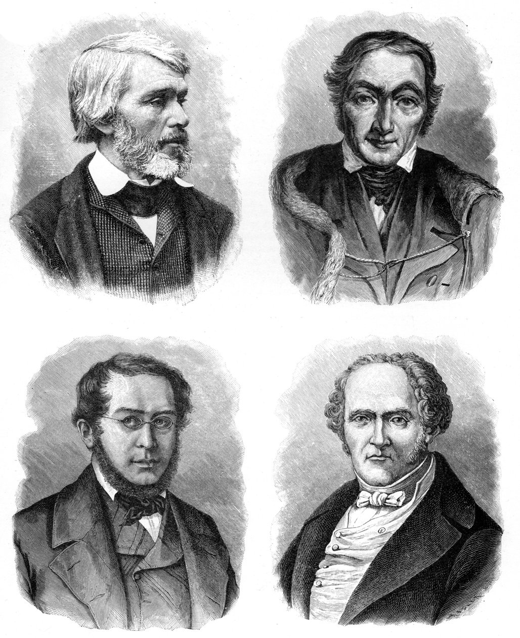 Vier Sozialtheoretiker: Carlyle, Owen, Fourier und Proudhon, 1903 von Unbekannt