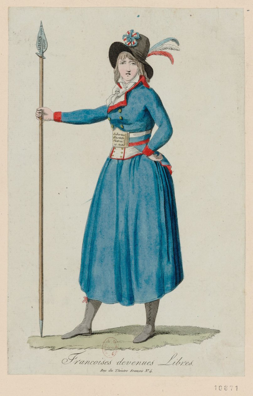 Französinnen wurden frei. Der Frauenmarsch auf Versailles, 5. Oktober 1789 von Unbekannt