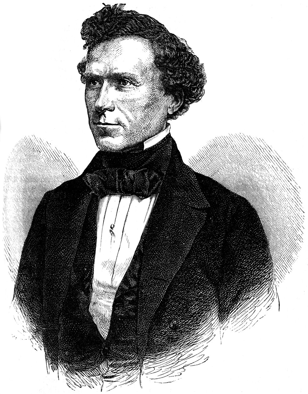 Franklin Pierce, 14. Präsident der Vereinigten Staaten, um 1880 von Unbekannt