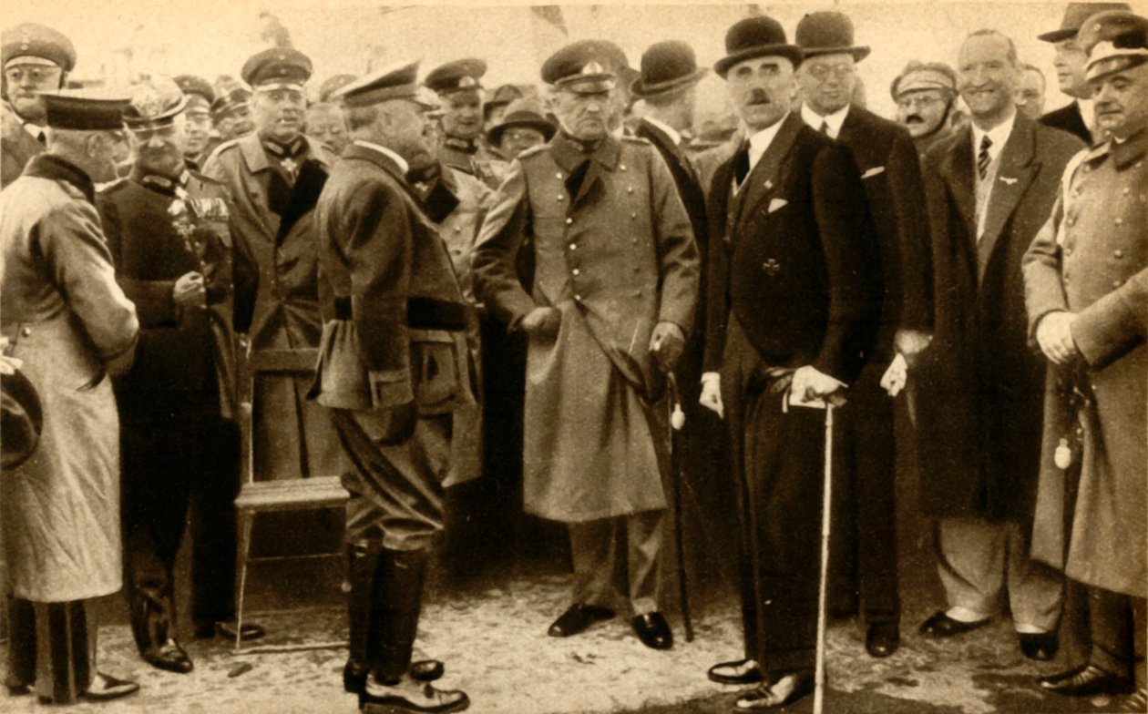 Franz von Papen und Kurt von Schleicher, 1932, 1933 von Unbekannt