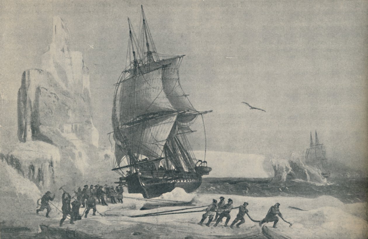 Französische Antarktisexpedition unter Kapitän JSC Dumont d