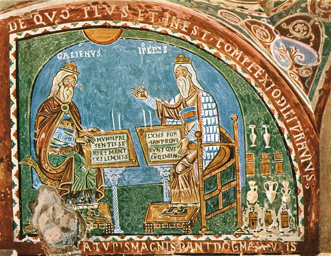 Fresko in der Krypta der Kathedrale, Anagni, Italien von Unbekannt