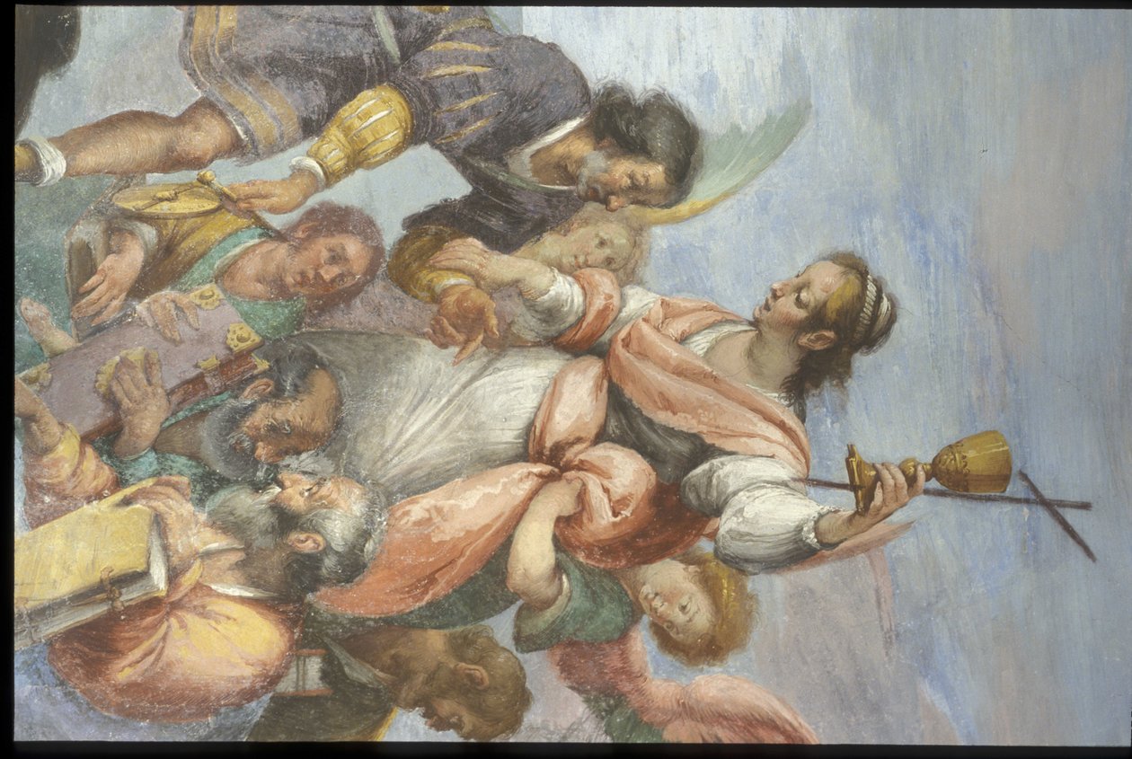 Fresken im Palazzo Lomellino, Genua, Ligurien, Italien von Unbekannt