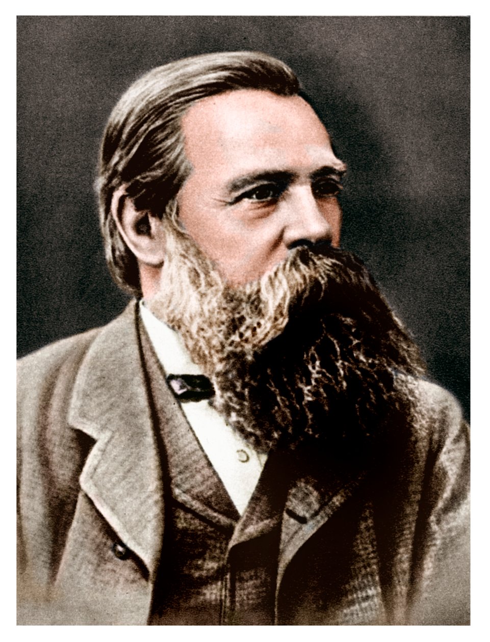 Friedrich Engels, deutscher Sozialist und Mitarbeiter und Unterstützer von Karl Marx, 1879 von Unbekannt