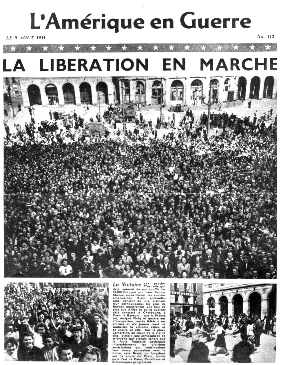 Titelseite der Zeitung L