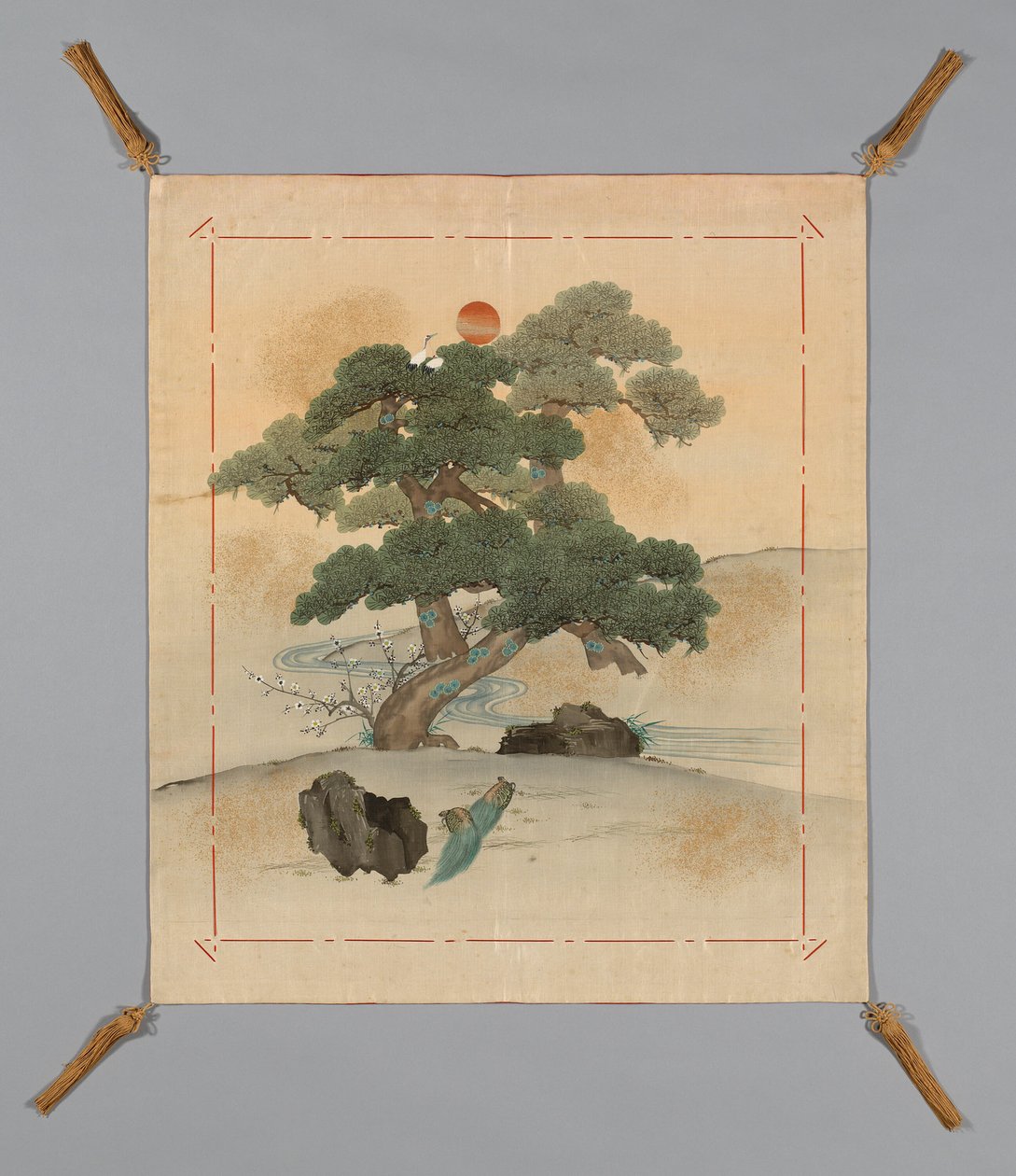 Fukusa Geschenkabdeckung, Japan, frühe Meiji-Periode 1868-1912 von Unbekannt