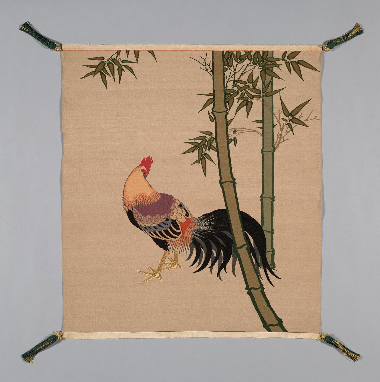 Fukusa-Geschenkverpackung, Japan, späte Edo-Periode 1789-1868, Meiji-Periode 1868-1912, 19. Jahrhundert von Unbekannt