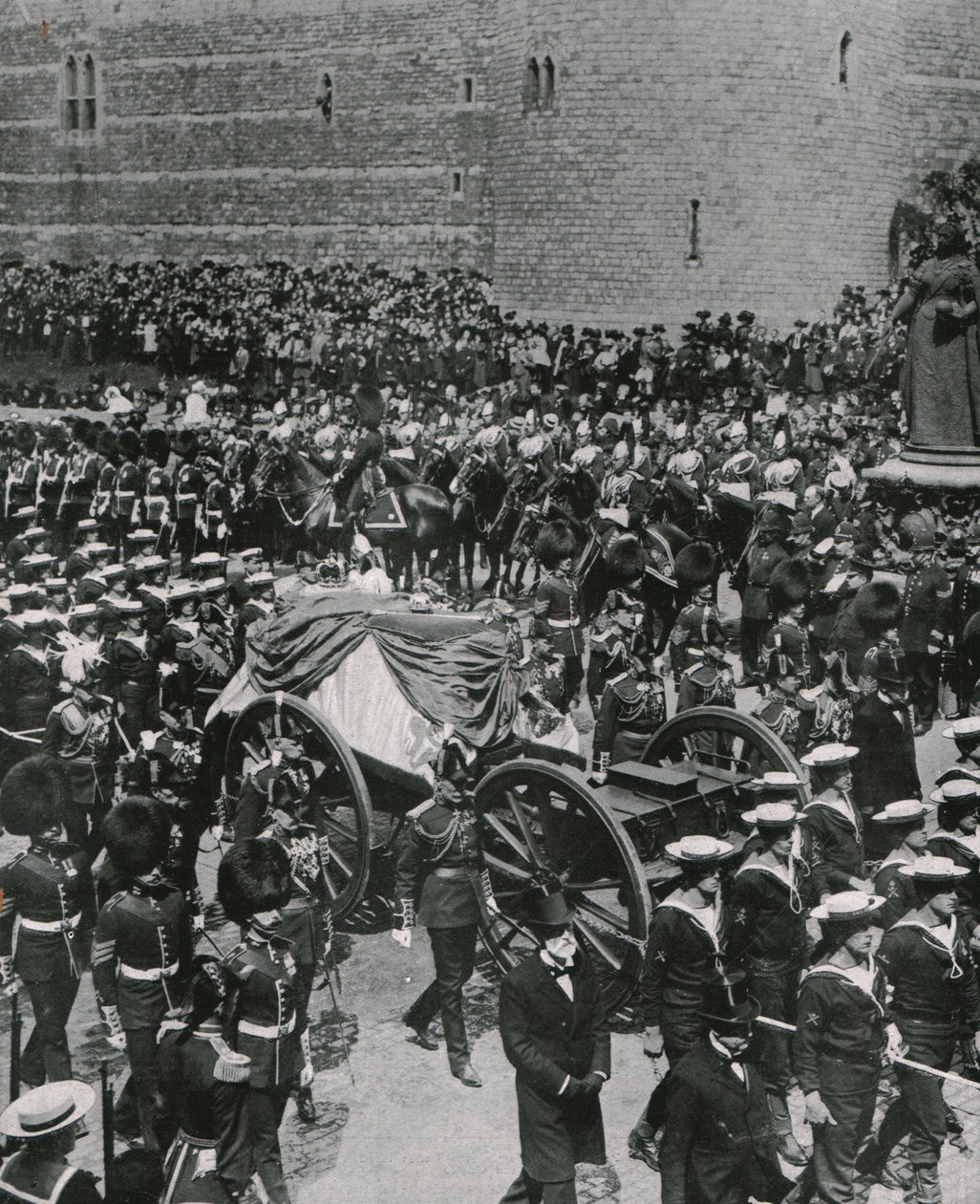 Trauerzug von König Edward VII, Windsor, 20. Mai 1910 von Unbekannt