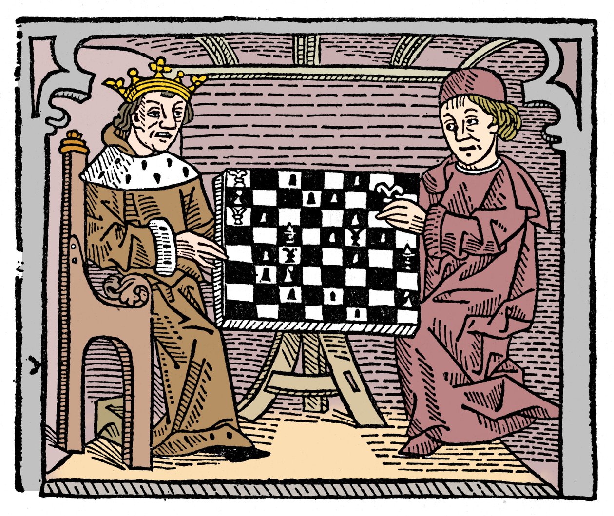 Spiel und Schachspiel, 1474, 1956 von Unbekannt