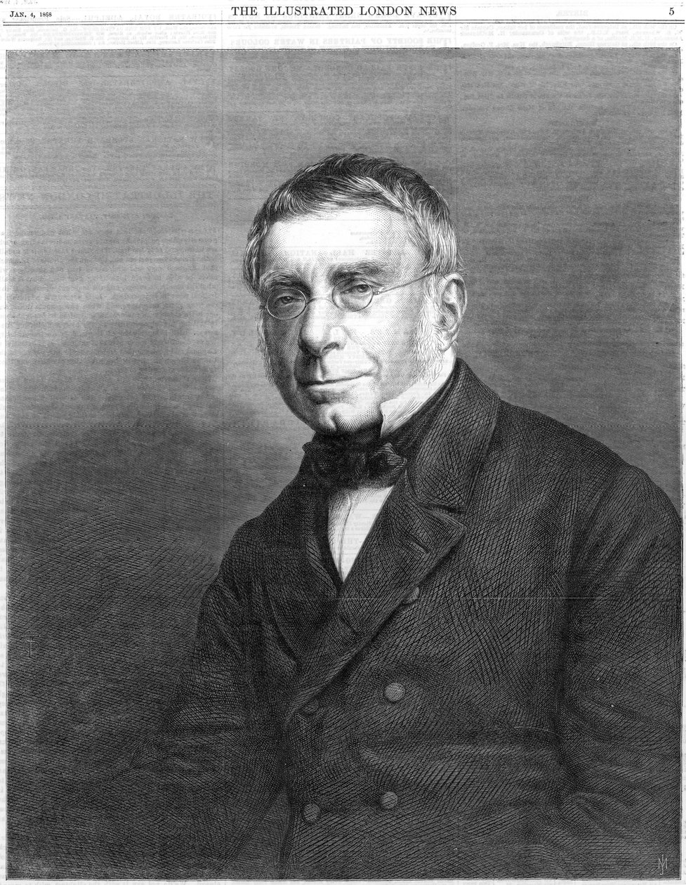 George Biddell Airy, englischer Astronom und Geophysiker, 1868 von Unbekannt