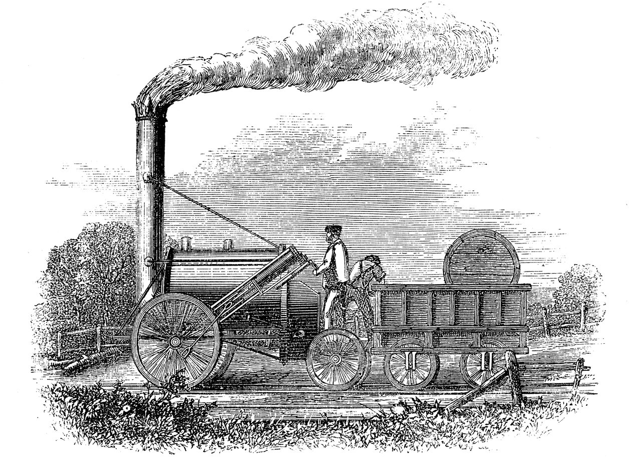 George Stephensons Lokomotive Rocket, 1829 1859 von Unbekannt