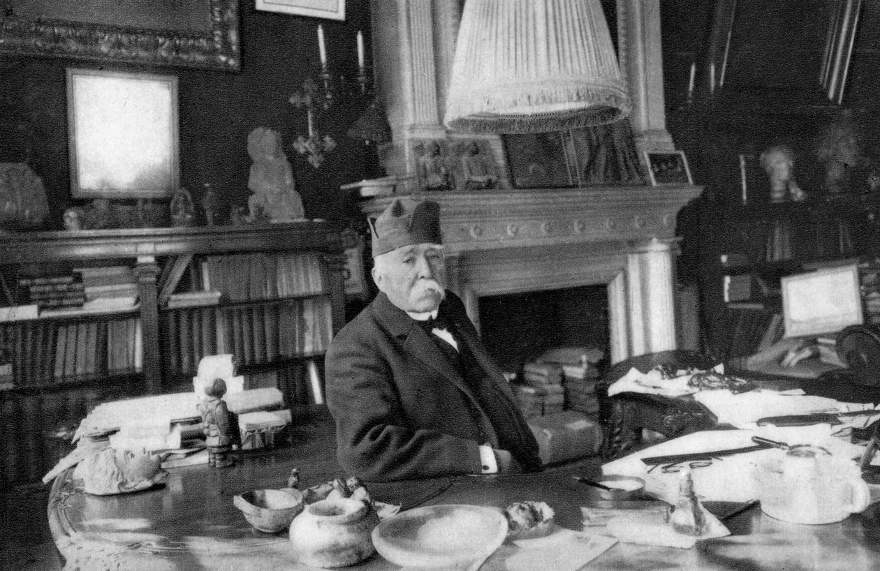 Georges Clemenceau, französischer Staatsmann, 1925 von Unbekannt