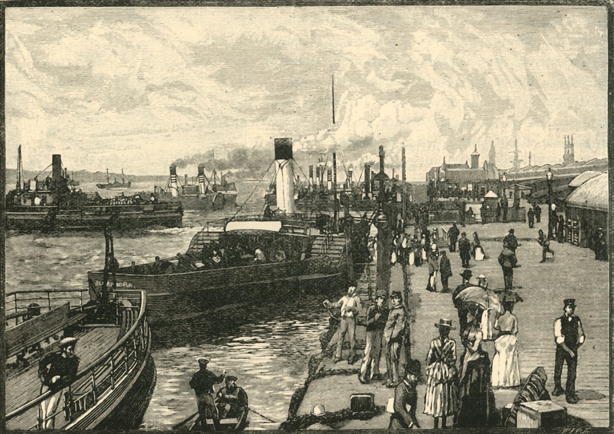 Georges Landungsbrücke, 1898 von Unbekannt