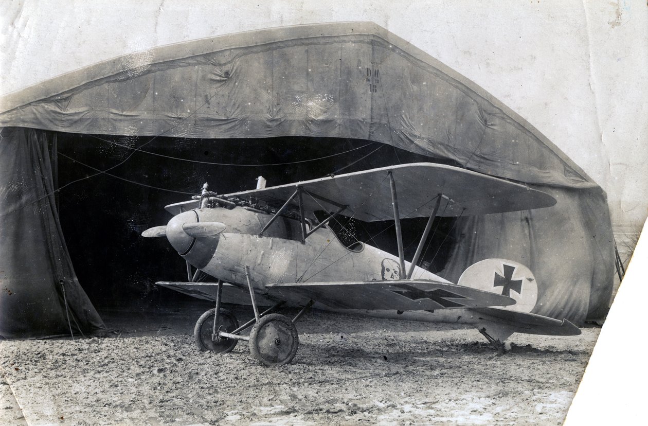 Deutscher Albatros DV, Souilly, Frankreich, 2. Januar 1918 von Unbekannt