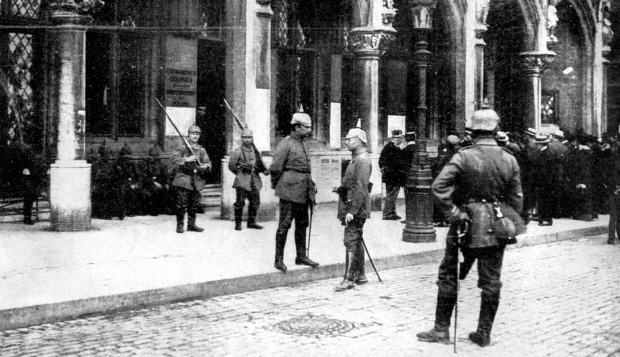 Deutsche Besetzung von Brüssel, Erster Weltkrieg, 1914 von Unbekannt