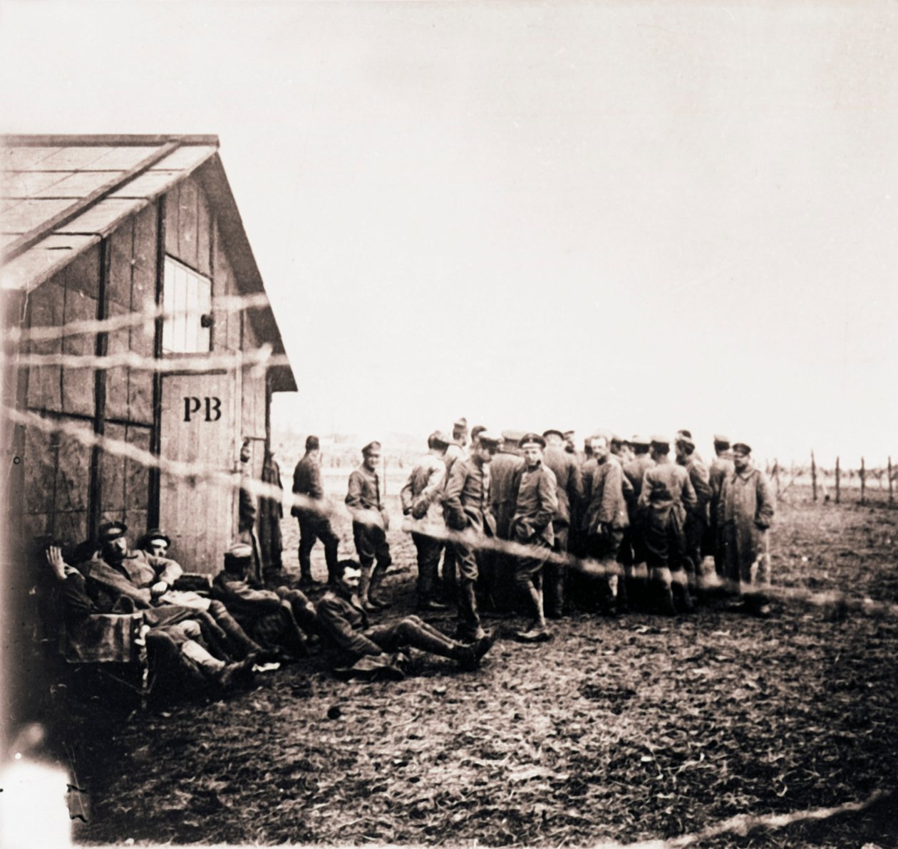 Deutsche Kriegsgefangene, ca. 1914-1918 von Unbekannt