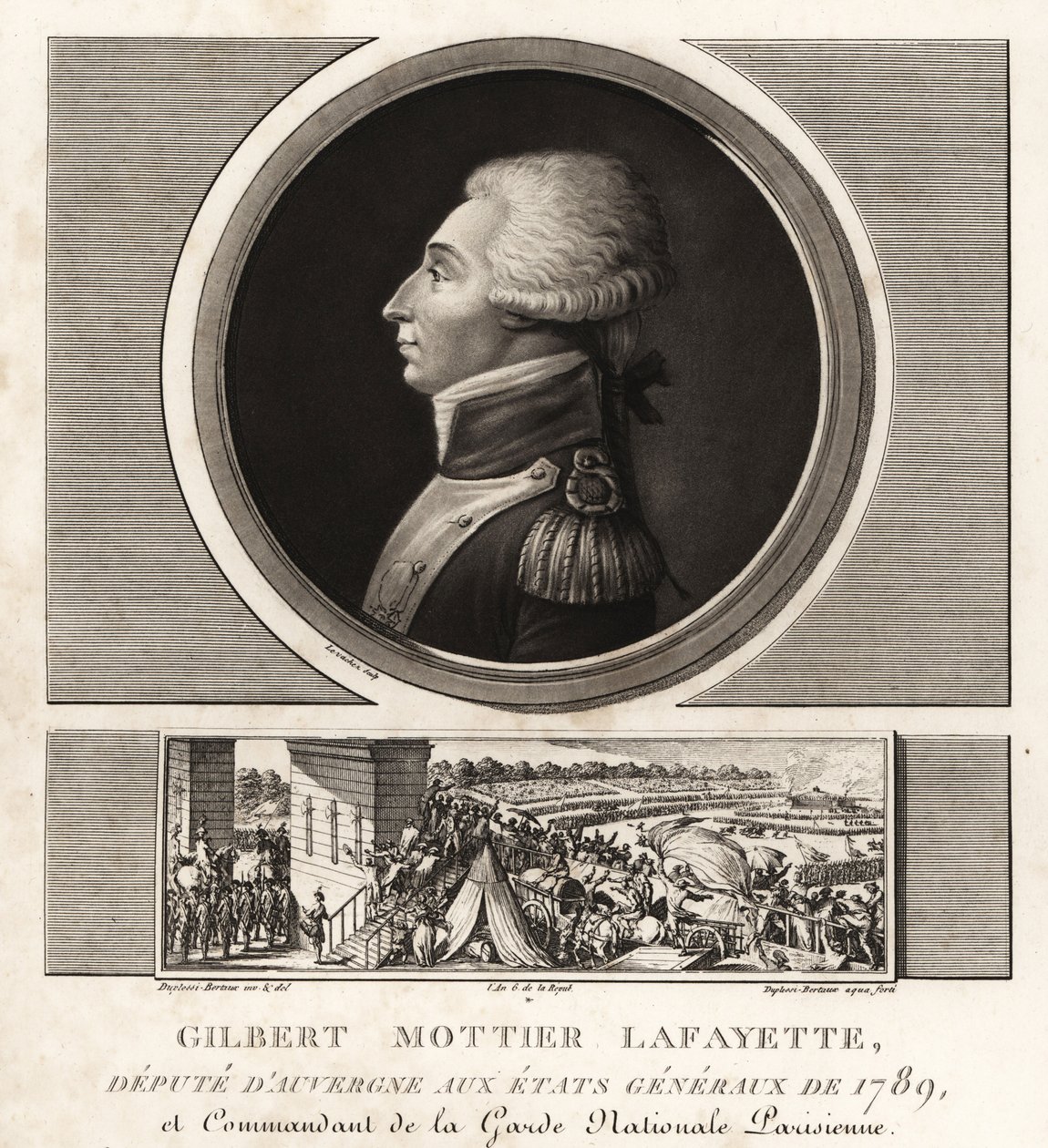 Gilbert Mottier Lafayette, Abgeordneter von Augergne zu den Generalständen von Unbekannt