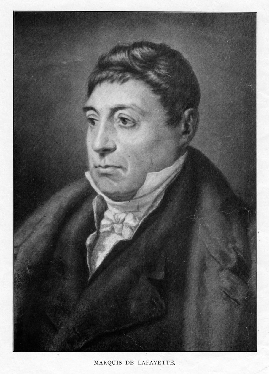 Gilbert du Motier, Marquis de Lafayette, französischer Militärführer und Staatsmann von Unbekannt