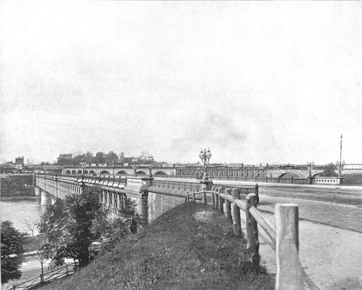 Girard Avenue Brücke, Philadelphia, USA, um 1900 von Unbekannt