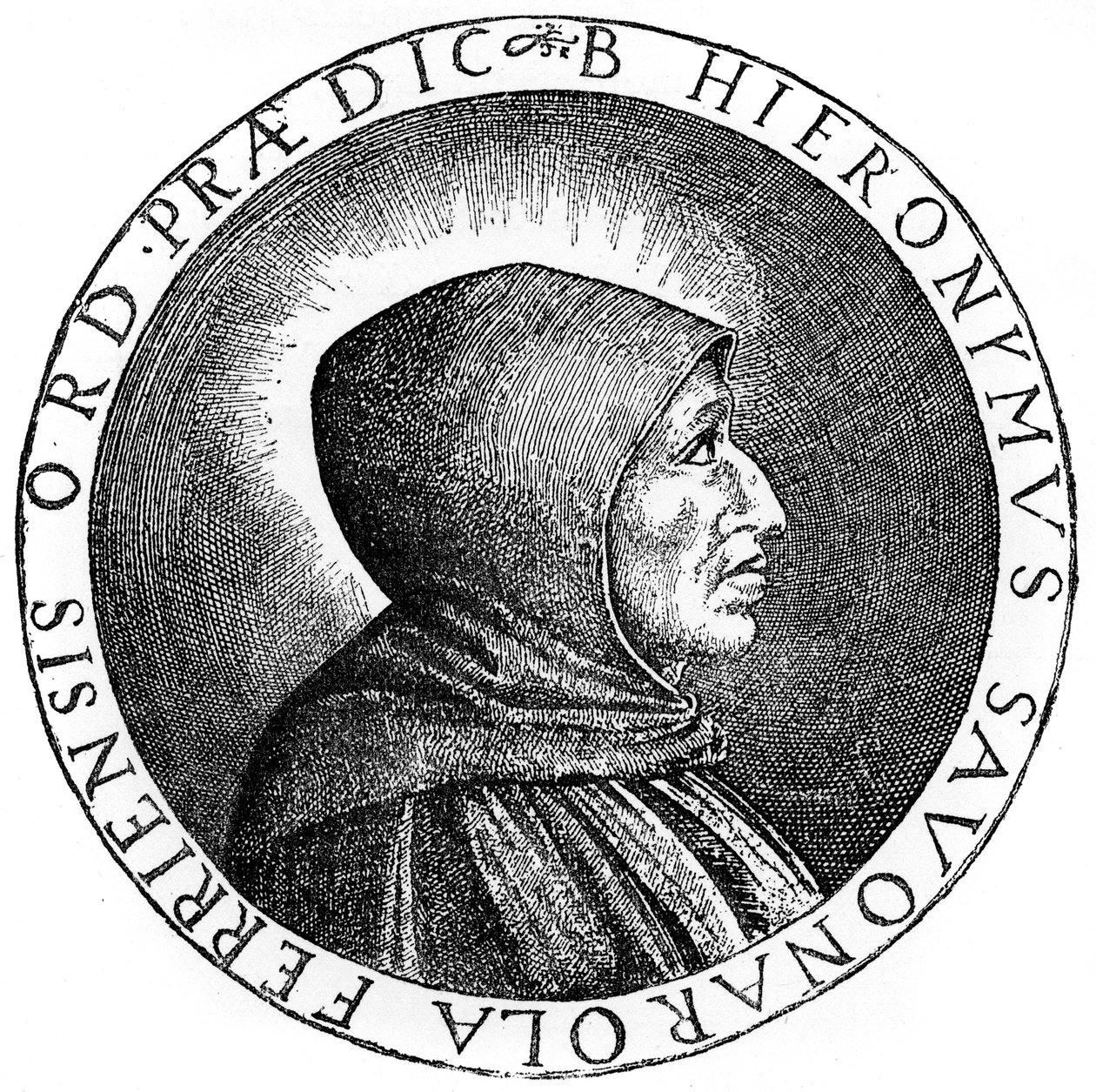 Girolamo Savonarola 1452-1498, italienischer Dominikanerpriester und Führer von Florenz, 1882 von Unbekannt