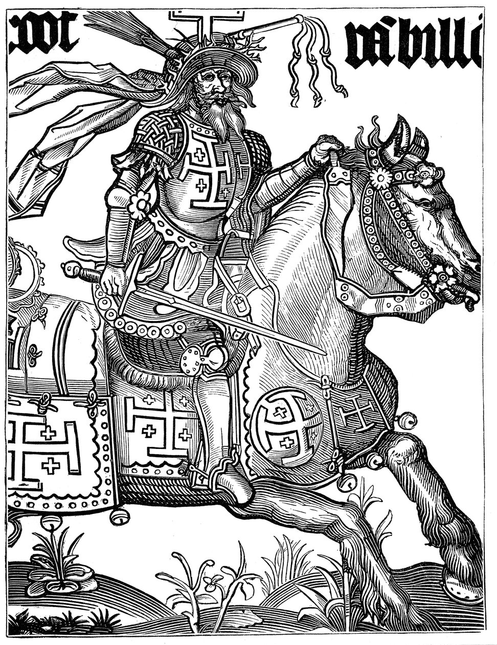 Gottfried von Bouillon, französischer Kreuzritter des 11. Jahrhunderts von Unbekannt