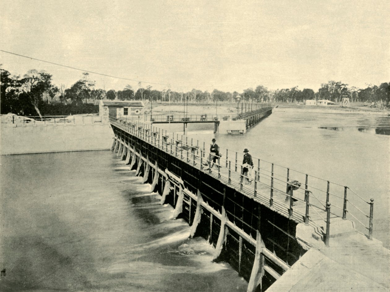 Goulburn Weir, Wahring, 1901 von Unbekannt